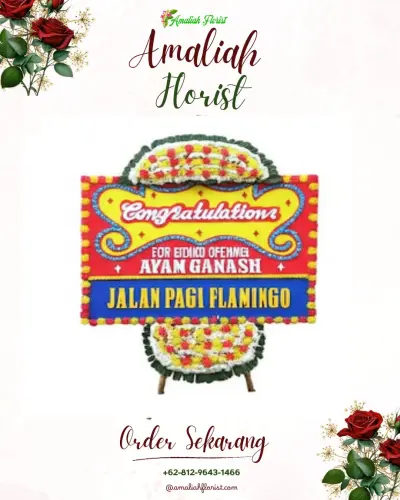 Bunga Papan Congratulation di Kelapa Dua Wetan